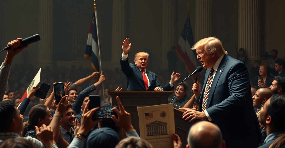 Trump inaugura aeroporto inexistente