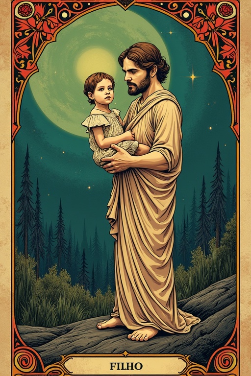 Carta de tarô — Sonhar com Filho
