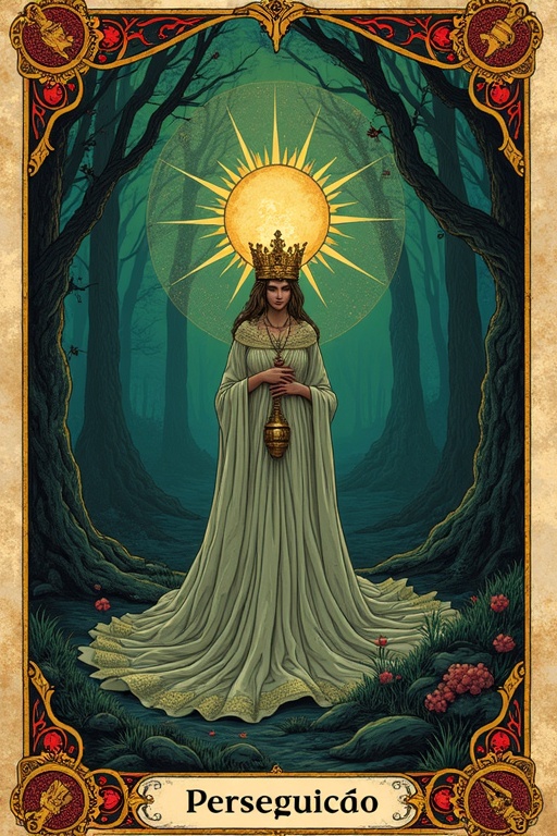 Carta de tarô — Sonhar com Perseguição