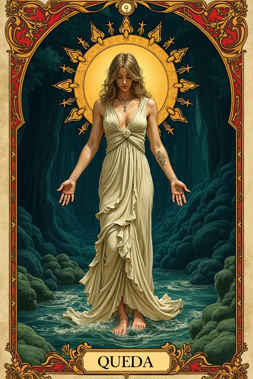 Carta de tarô — Sonhar com Queda
